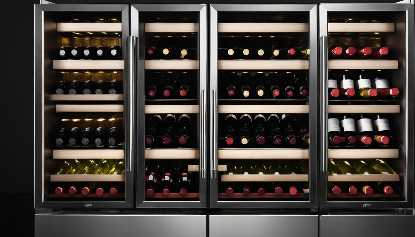 do wine fridges hold red and white wine
